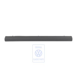 Original VW Cover For Number Plate Light Satin Black - 701827577A 01C