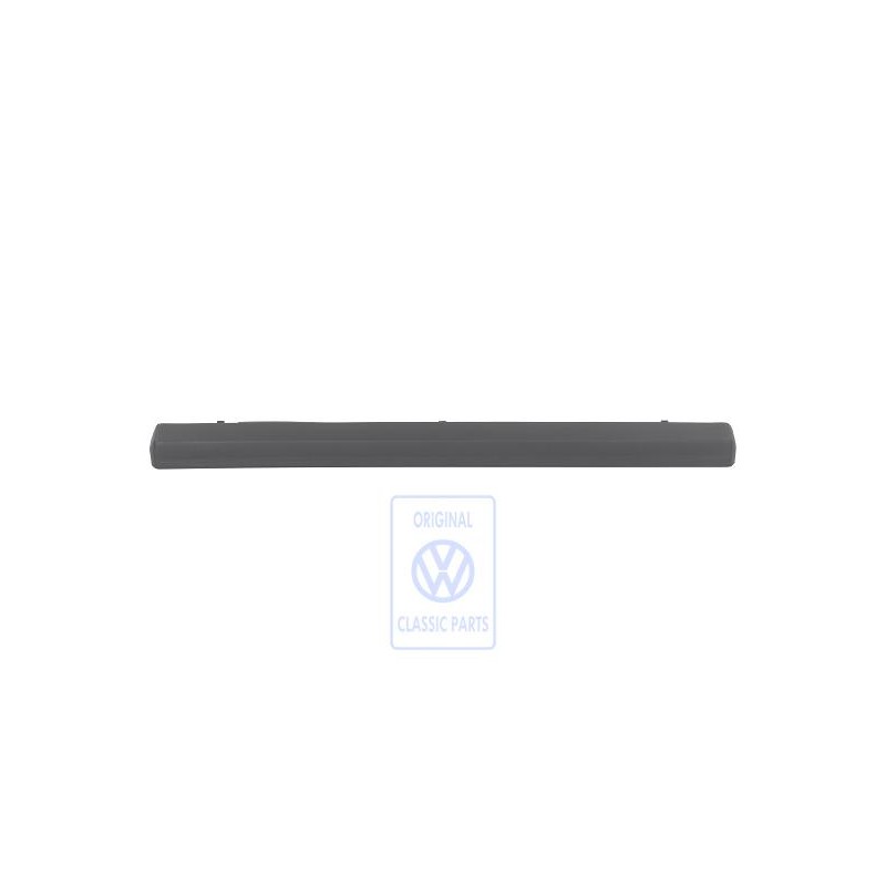 Original VW Cover For Number Plate Light Satin Black - 701827577A 01C