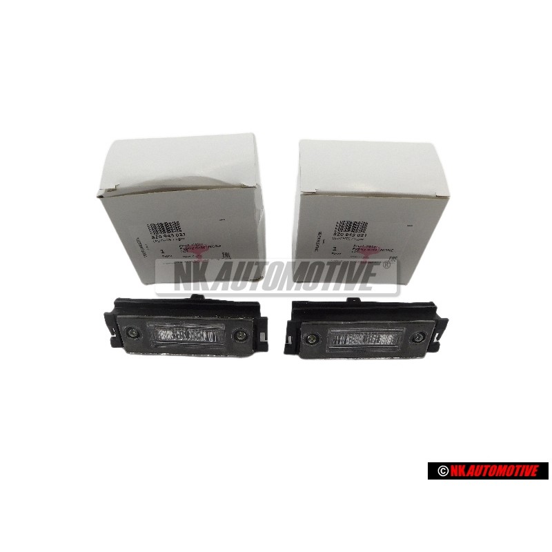 2x Original Audi Licence Plate Light - 8Z0943021