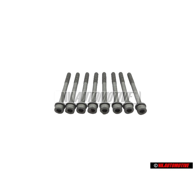 8x Original VW Socket Head Bolt With Hexagon Socket Head - N 10099302