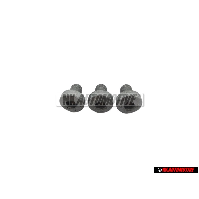 3x Original VW Socket Head Bolt With Inner Multipoint Head - N 90544203