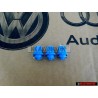 3x Original VW Bulb With Blue Socket - 357919243B
