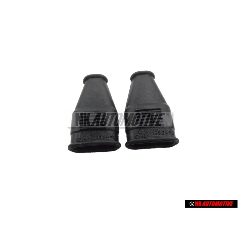 2x Original VW Flat Contact 2 Pin Housing Protective Cap Boot - 171959459