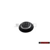 Original VW 6-SPEED Gearknob Badge Emblem Black Chrome - 5C0711144A
