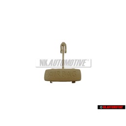 Original VW Trim With Emblem Pure Beige - 1K5853437 7G8