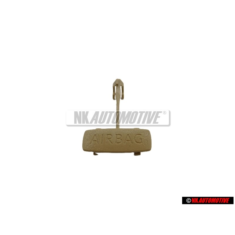Original VW Trim With Emblem Pure Beige - 1K5853437 7G8