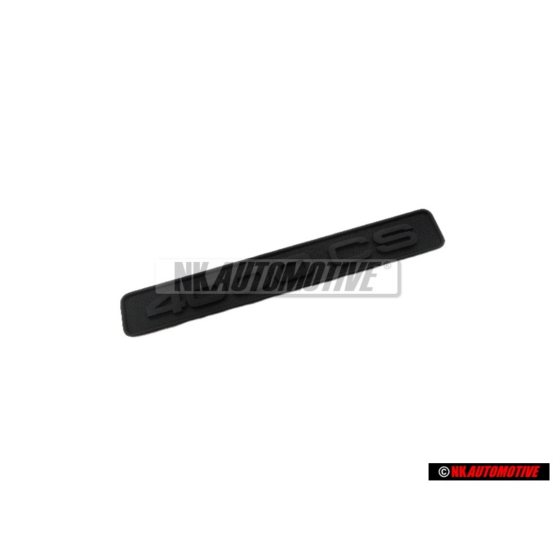 Original Audi 4000 CS Dashboard Badge Emblem Black - 811853681A