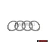 Original Audi Rings Rear Boot Badge Emblem Chrome - 8T8853742 2ZZ
