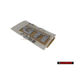 Original VW GTI Rear Trunk Boot Badge Emblem Chrome - 1J0853675B 739