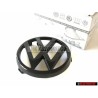 Original VW Front Grill Badge Emblem Black - 325853601 HE1