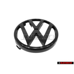 Original VW Front Grill Badge Emblem Black - 325853601 HE1