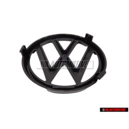 Original VW Front Grill Badge Emblem Black - 325853601 HE1