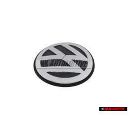 Original VW Front Bonnet Hood Emblem Chrome - 1C0853601 WM7