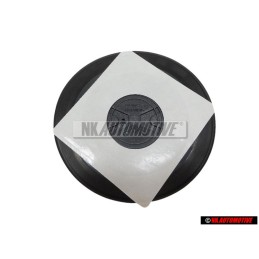 Original VW Front Bonnet Hood Emblem Chrome - 1C0853601 WM7