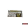 Original VW Data Plate For Tyre Pressure - 1K0010647M