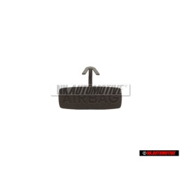 Original VW Trim With Emblem Latte Macchiato(Brown) - 7M3853437 28U
