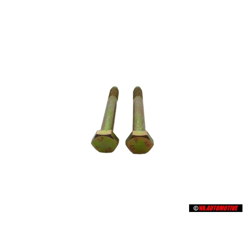 2x Original VW Rear Suspension Shock Absorber Hexagon Bolt M10x82 - 861513471