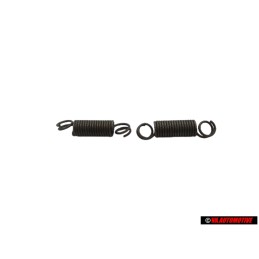 2x Original VW Cabrio Folding Roof Wire Cable Tension Spring - 155871953A