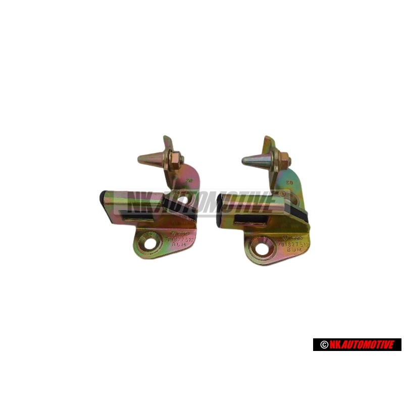 2x Original VW Rear Boot Lock Striker Lower - 701827512