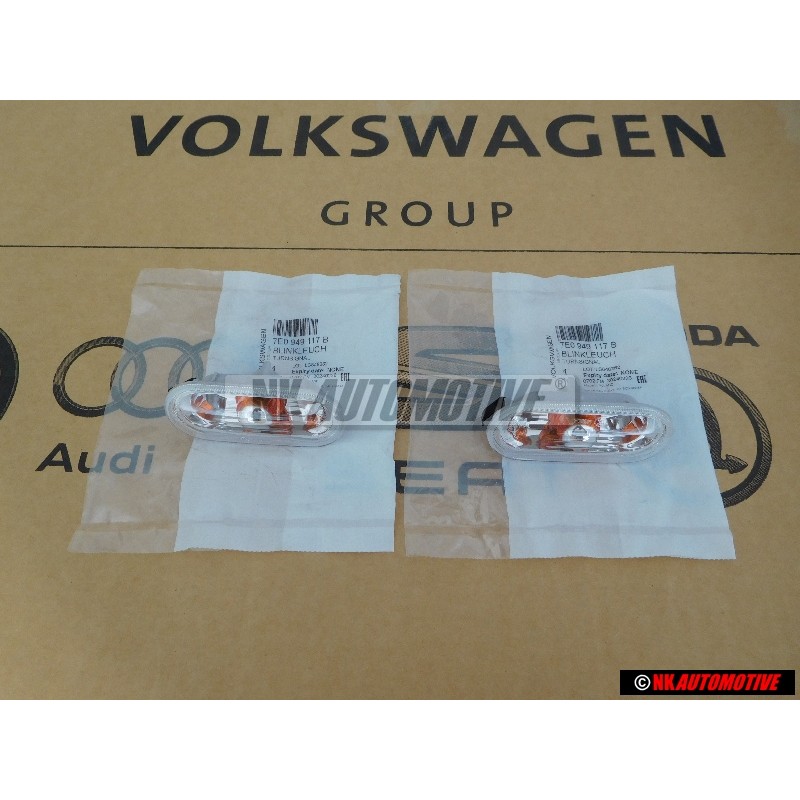 2x Original VW Turn Signal Indicator - 7E0949117B