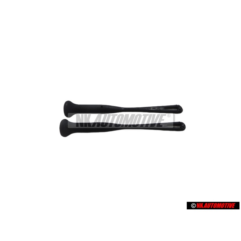 2x Original VW Pull Rod Satin Black - 1H0885683 B41
