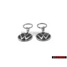 2x Original VW Keytag Keychain Keyring Keyfob - 000087010BQ