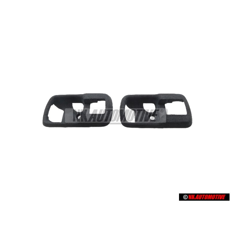 2x Original VW Door Release Trim Plate Black - 171837235 01C