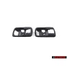 2x Original VW Door Release Trim Plate Black - 171837235 01C