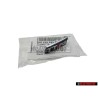 Original Audi TTRS Steering Wheel Badge Black Chrome Red - 8J0419685B