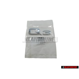 Original Audi Q3 Rear Boot Badge Emblem Chrome - 8U0853741 2ZZ
