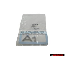 Original Audi A1 Rear Boot Badge Emblem Chrome - 8X0853741 2ZZ