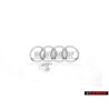 Original Audi Rings Rear Boot Badge Emblem Chrome - 8F0853742A 2ZZ