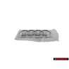 Original Audi Rings Rear Boot Badge Emblem Chrome - 8T0853742C 2ZZ