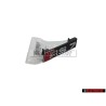 Original Audi RS7 Front Grill Badge Emblem Black Chrome Red - 4G8853736D 2ZZ