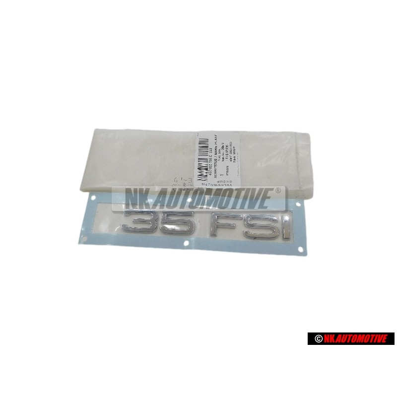 Original Audi 35 FSI Rear Boot Badge Emblem Chrome - 4GD853744C 2ZZ