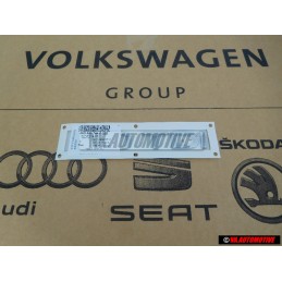 Original Audi 50 TDI Rear Boot Badge Emblem Chrome - 4H0853744F 2ZZ
