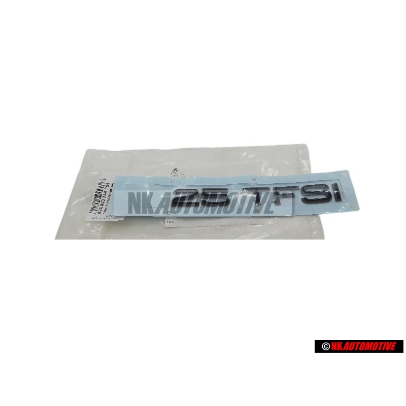 Original Audi 25 TFSI Rear Boot Badge Emblem Black - 82A853744 T94