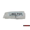 Original Audi 40 TDI Rear Boot Badge Emblem Black - 83A853744C T94