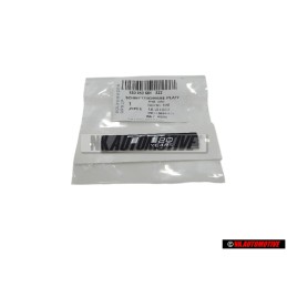 Original Audi TT 20 YEARS Side Badge Emblem Black Chrome - 8S0853601 2ZZ