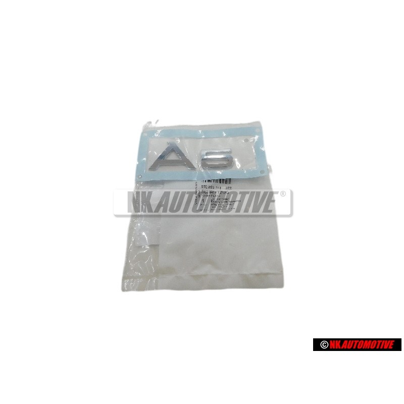 Original Audi A5 Rear Boot Badge Emblem Chrome - 8T0853741 2ZZ