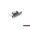 Original Audi QUATTRO Front Grill Badge Emblem Black Chrome - 8U0853736 T94
