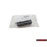 Original Audi QUATTRO Front Grill Badge Emblem Black Chrome - 8V0853736A 2ZZ