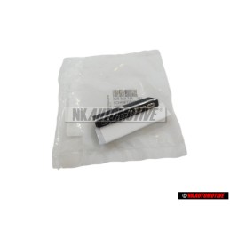 Original Audi QUATTRO Front Grill Badge Emblem Black Chrome - 8V5853736 2ZZ
