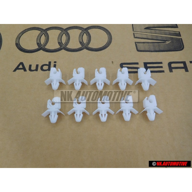 10x Original VW Brake Pipe Line Holder Retainer - 701611767A