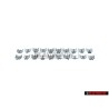 20x Original VW Front Window Scraper Seal Securing Clip - 171837485