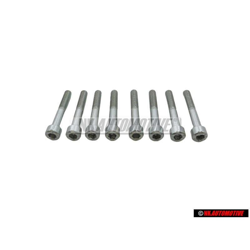 8x Original VW Hexagon Socket Head Caliper Guide Bolt M8x55 - N 0447553
