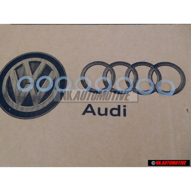 8x Original VW Washer - 211857771