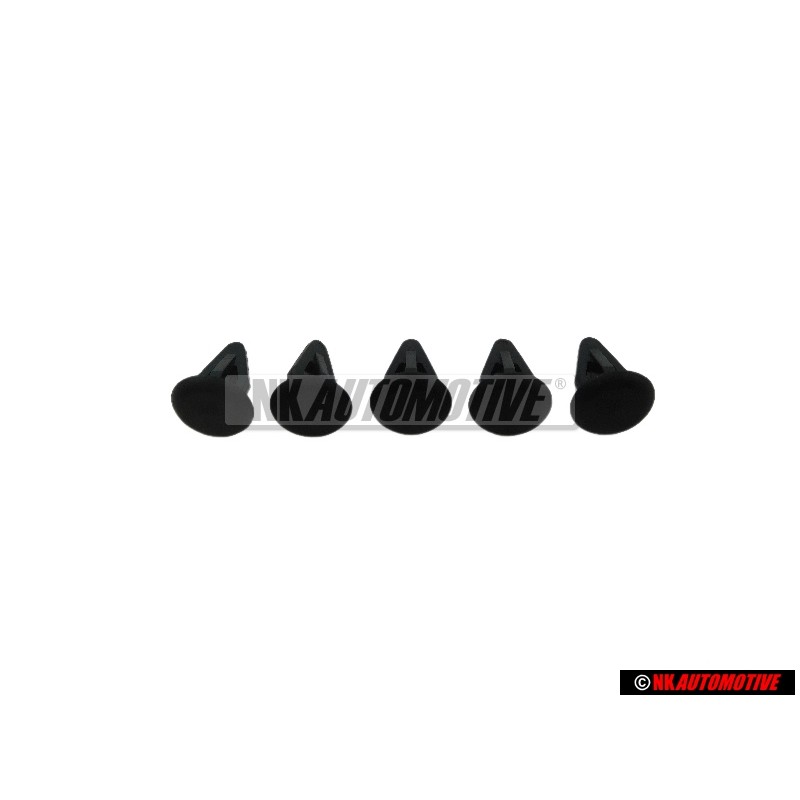 5x Original VW Tailgate Cover Inner Panel Trim Retainer Clip - 801867299 01C