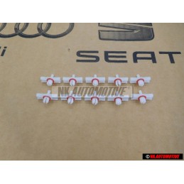 10x Original VW Upper Side Moulding Installation Clip - 113853585C