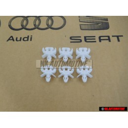 6x Original VW Brake Line Pipe Retainer Clip Holder - 281611767